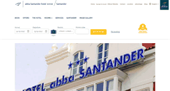 Desktop Screenshot of abbasantanderhotel.com